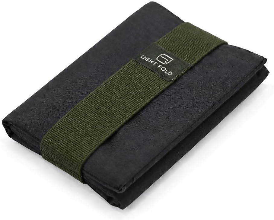 Amazon | LIGHT FOLD 財布 メンズ三つ折りナイロンRFIDカード12枚収納