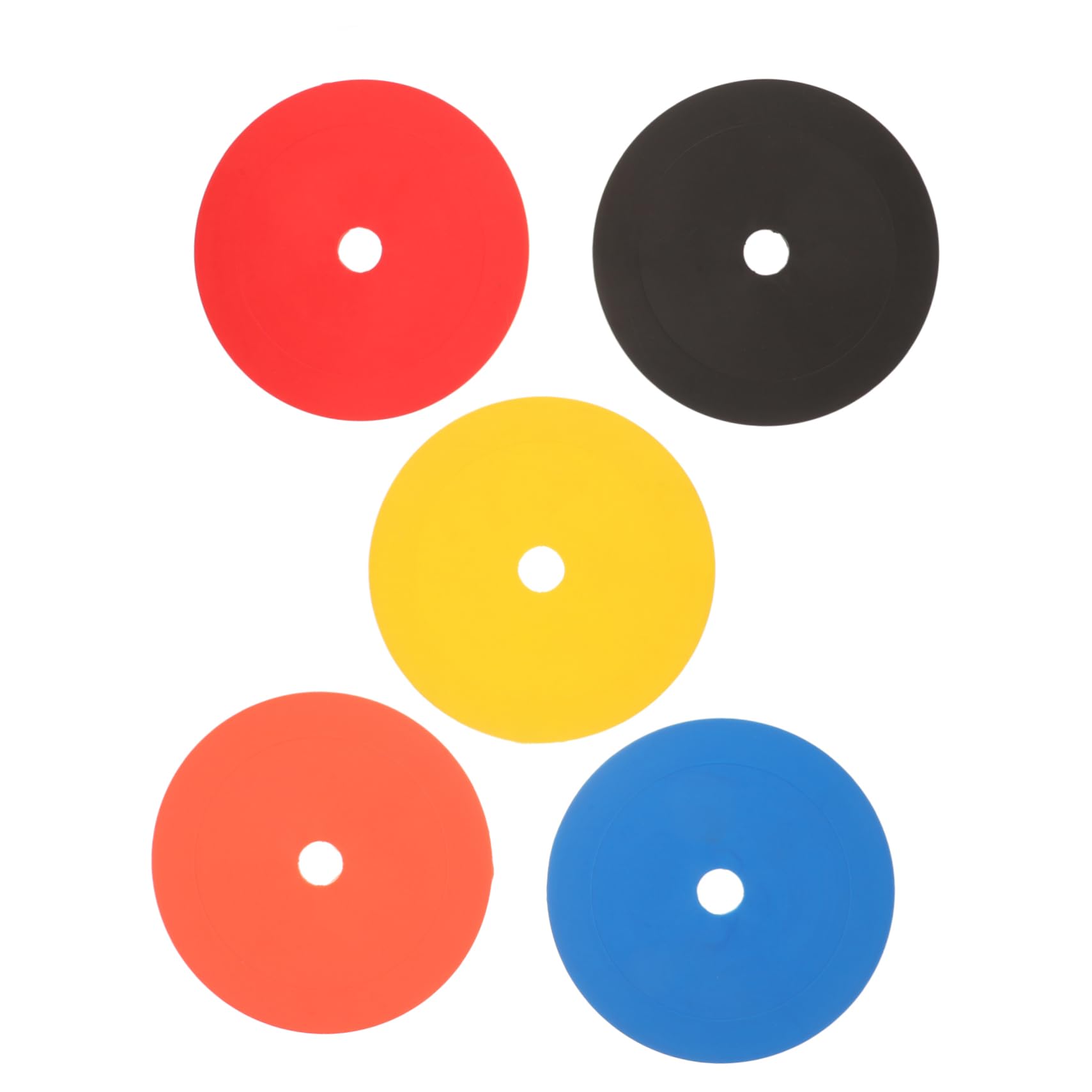 GOOHOCHY Soccer Field Markers 5pcs Training Sign Discs Tough Reusable for Football Practice