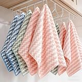 EigPluy Microfiber Cleaning Cloth,11 Pack Dish Cloths,24 * 24cm Dish Towels,Super Soft and Absorbent Kitchen Dishcloths,Fast Drying Microfiber Kitchen Towels,Cotton Dish Rags (Mix Color) - Image 5