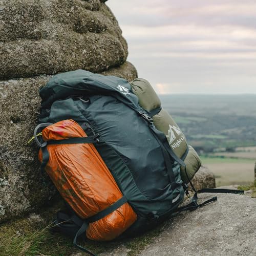 Image of Night Cat Ultralight Tunnel Tent: Waterproof Lightweight Two People Backpacking Tent for Outdoor Camping Hiking Treeking with Double Layers Aluminum Poles and Footprint