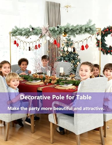 Barra extensible para mesa de 80-250cm con clips de soporte metálico 8