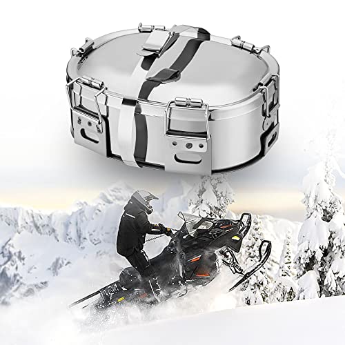 KEMIMOTO Exhaust Food Warmer UTV Stainless Muffler Exhaust Cooker Compatible with Arctic Cat Polaris ATV Motorcycle Snowmobile Lunch Box Food-Grade Hot Dogger Warmer