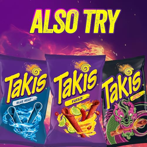Takis Crunchy Fajitas Rolled Tortilla Chips, 9.9oz Bag | Mildly Spicy Flavor, Fajita Seasoning Flavor, Corn Snack Chips, Individual Bags, Sharing Size - image 7