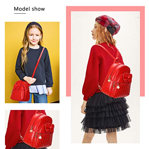 Image of KL928 Handbag For Women And Girls | Ladies Purse Faux Leather Satchel Bag | Woman Gifts | Wedding Gifts For Women | Women 3 Compartments Bag (rWine) (Red-01)