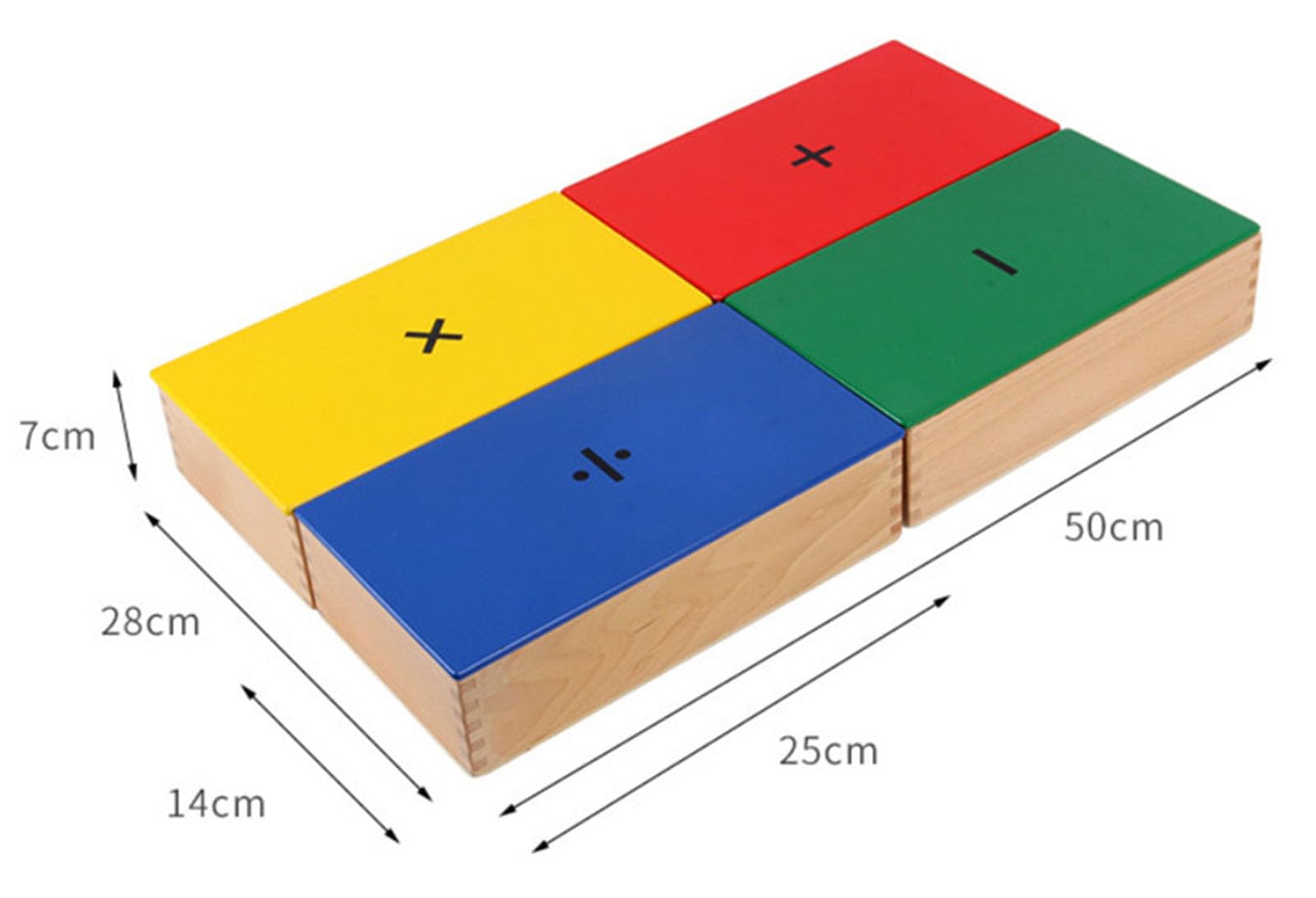 Caja de Aritmética Montessori, Juguete de Aprendizaje Temprano de Matemáticas