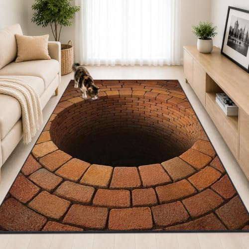 CASAVAINE 3D Vortex Rug 5'x7'