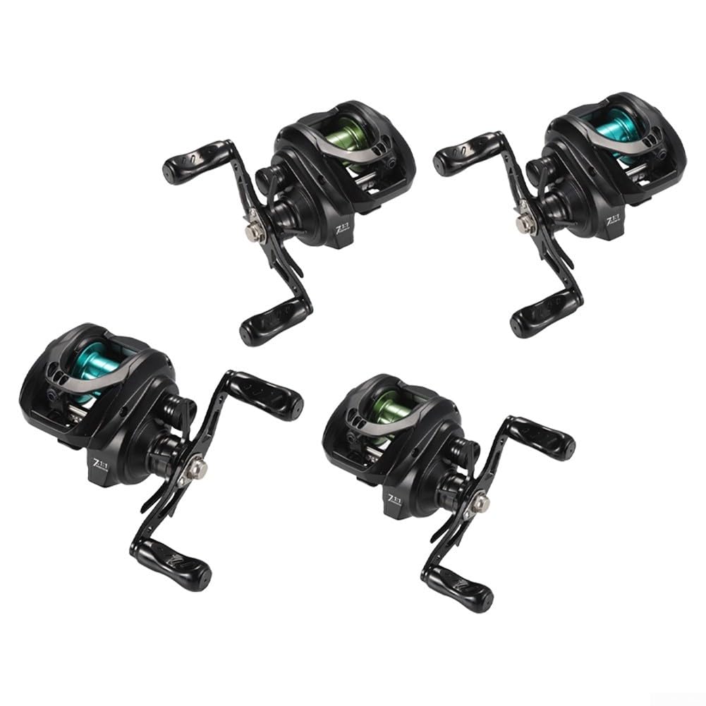 Mulinello per trote da fiume, 5 kg, funzionamento silenzioso, 5 kg | Costruzione in metallo, cuscinetti a sfera 4+1, prestazioni resistenti e di lunga durata