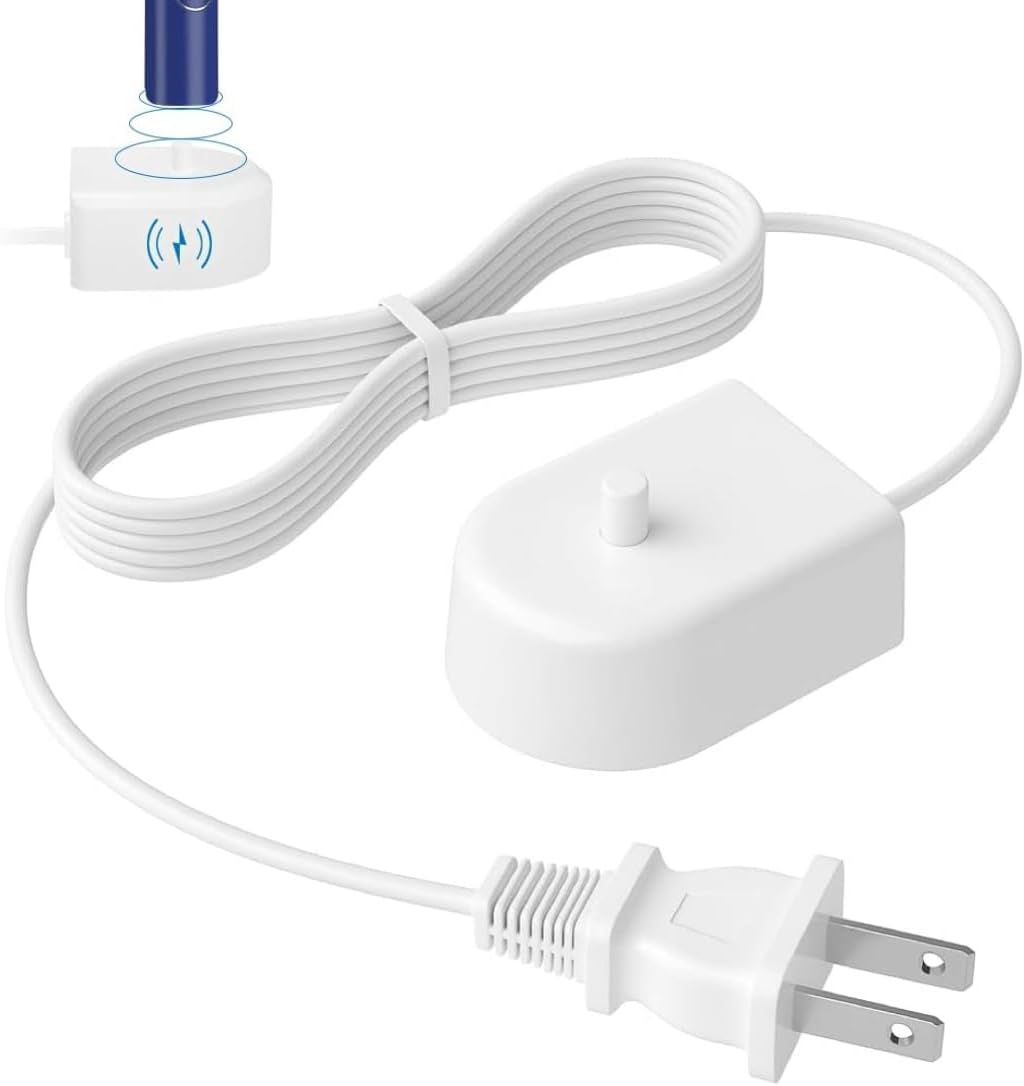 Replacement Charger Base for Philips Sonicare Electric Toothbrush HX6100, Travel Charger for Philips Sonicare HX3000 / HX6000 / HX8000 / HX9000 Series，3.3FT