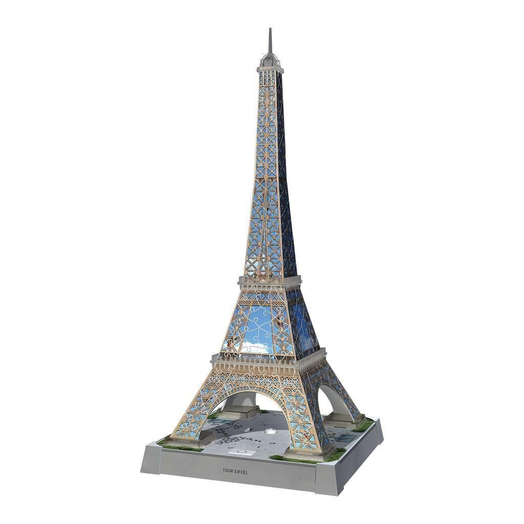 Ravensburger - Puzzle 3d Iconics Torre Eiffel LED | Puzzle 3d Bambini 8 Anni | Modellismo Da Costruire Adulti Di 216 Pezzi | Regalo Adulti E Bambino 8 Anni E Più | Idee Regalo
