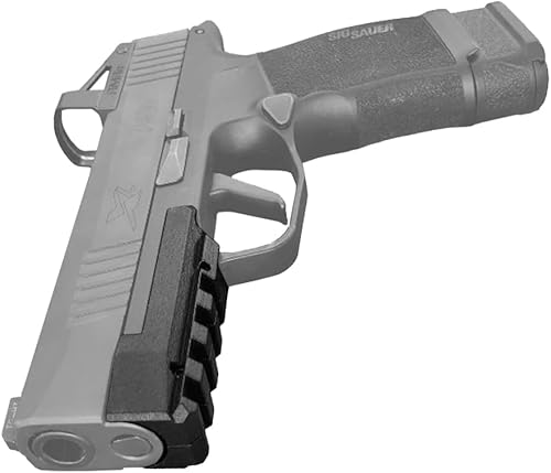 Miniatura 6 de Zzhununt Adaptador de riel de aplicación Sig P365XL Picatinny de 4 ranuras para Sig P365XL Wilson Combat P365 XL Negro