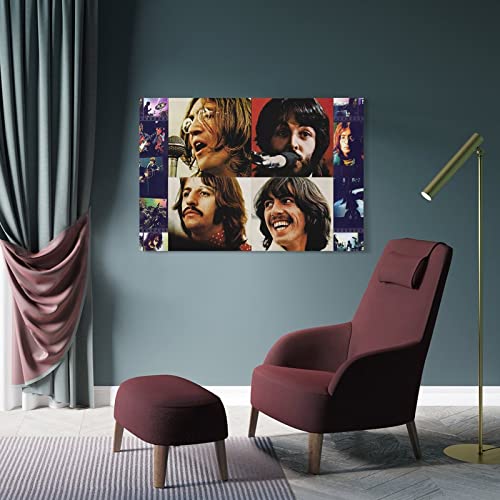 Poster décoratif vintage Beatles sur toile, affiches murales et image d’art – Décoration moderne pour chambre à coucher… - Les Beatles, Paul McCartney, John Lennon, RIngo Starr, George Harrison Poster décoratif vintage Beatles sur toile, affiches murales et image d'art - Décoration moderne pour chambre à coucher… – Image 5