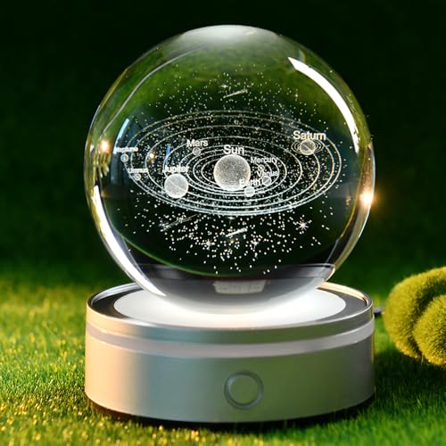 3D Solar System Crystal Ball