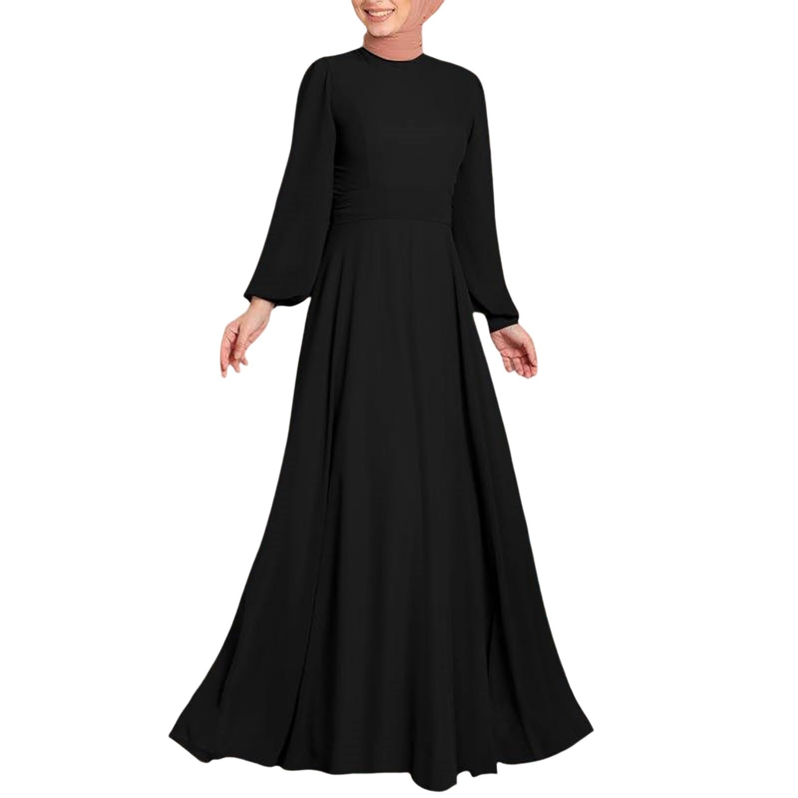 Robe d'invité de mariage 2026 pour femme, style de rue musulmane, taille haute, robe longue