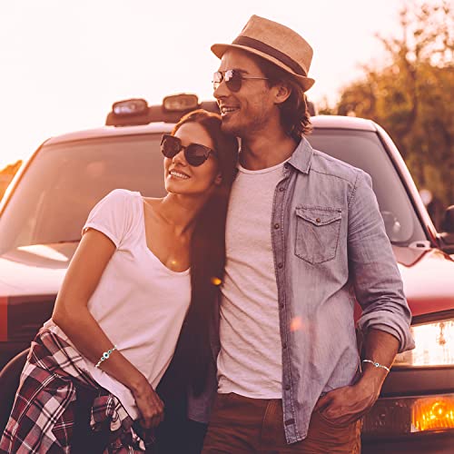 Lifovery Evil Eye Black Red String Bracelets Gold Evil Eye Jewelry Handmade Hamsa Amulet Third Eye Bracelet For Women Men Teen Girls Boys (White, Zinc Alloy) #TOP4