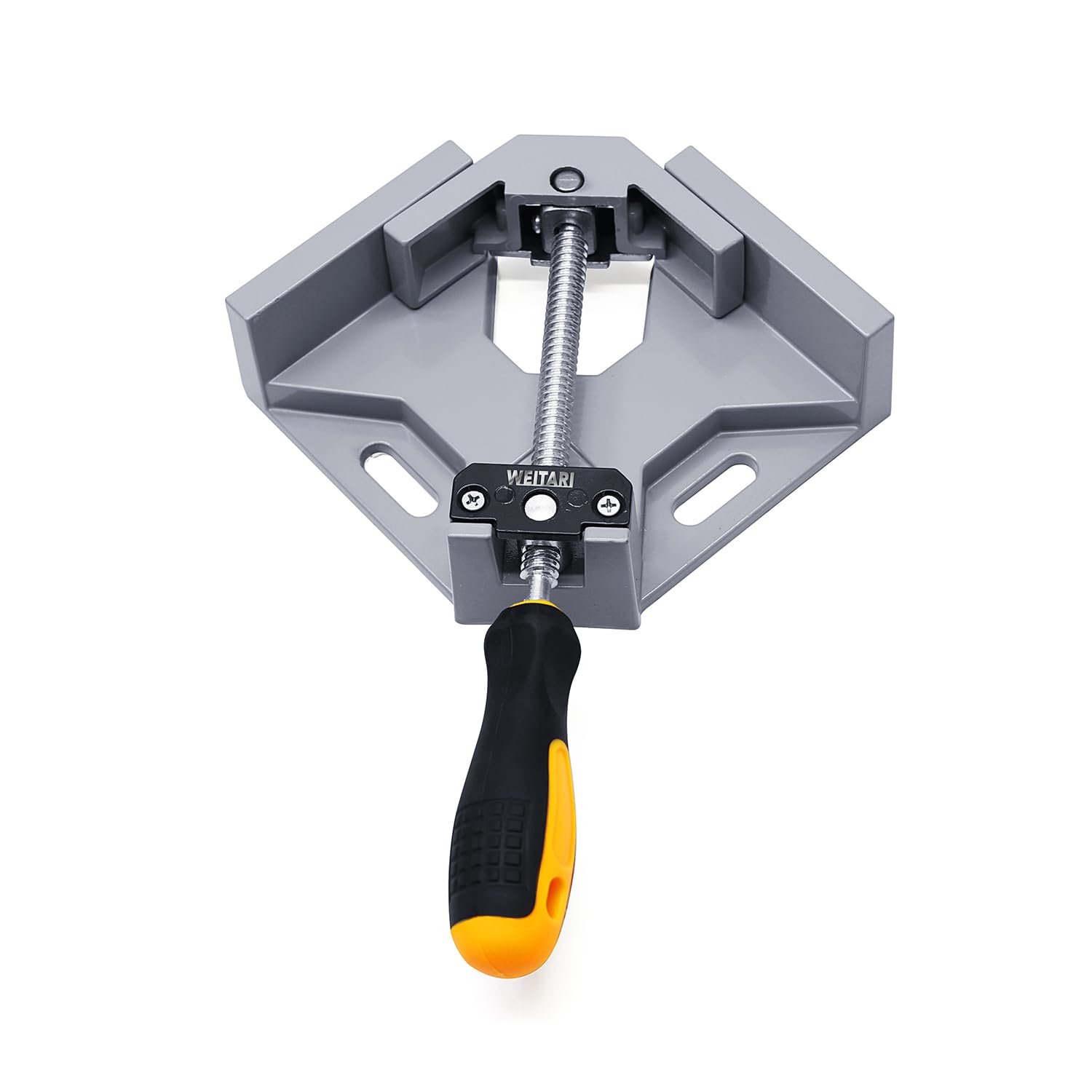WEITARI Right Angle Clamp, Aluminium Single Handle 90 Degree Corner Clip with Adjustable Swing Jaw Alloy Woodworking, Photo Framing, Welding and Framing
