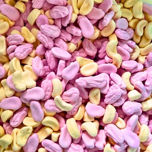 Shrimps And Banana Sweets - Foam Banana and Shrimps Sweets - 1 Kilo Bulk Pack - 1KG - Sweet Pick and Mix for Parties Gift & Sharing By Sweetish