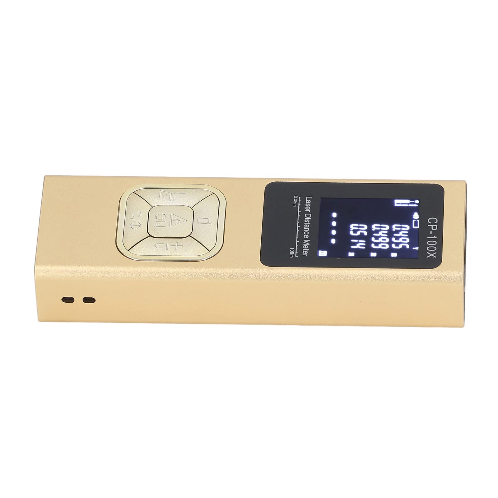 Telémetro Láser, Carcasa de Aleación de Aluminio de Medición Láser de Alta Precisión IP54 Portátil a Prueba de Polvo con Silencio para Uso en Interiores (100 metros)