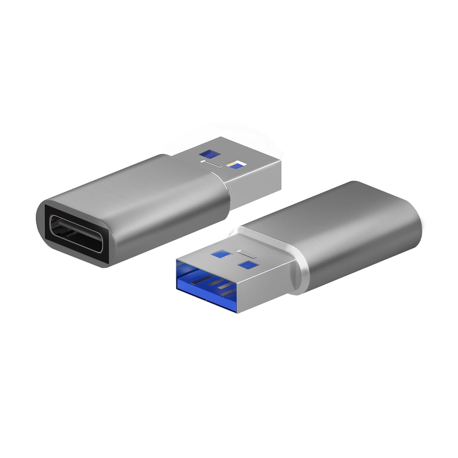 Aisens Mini Adaptador Aluminio USB 3.2 GEN1 3A - Color Gris