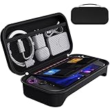 ivoler Carrying Case for Lenovo Legion Go Gen 2 8.8'', Portable Hard Shell Pouch Travel Bag Built-in Gaming Charger Dock Storage, Holds 8 MicroSD and 2 Credit Sized Cards -Black