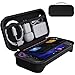 ivoler Carrying Case Compatible with Lenovo Legion Go Gen 2 Case Cover - Strong and Durable, Messenger Bag Soft Lining Pouch 7 Games for Console & Accessories - Black