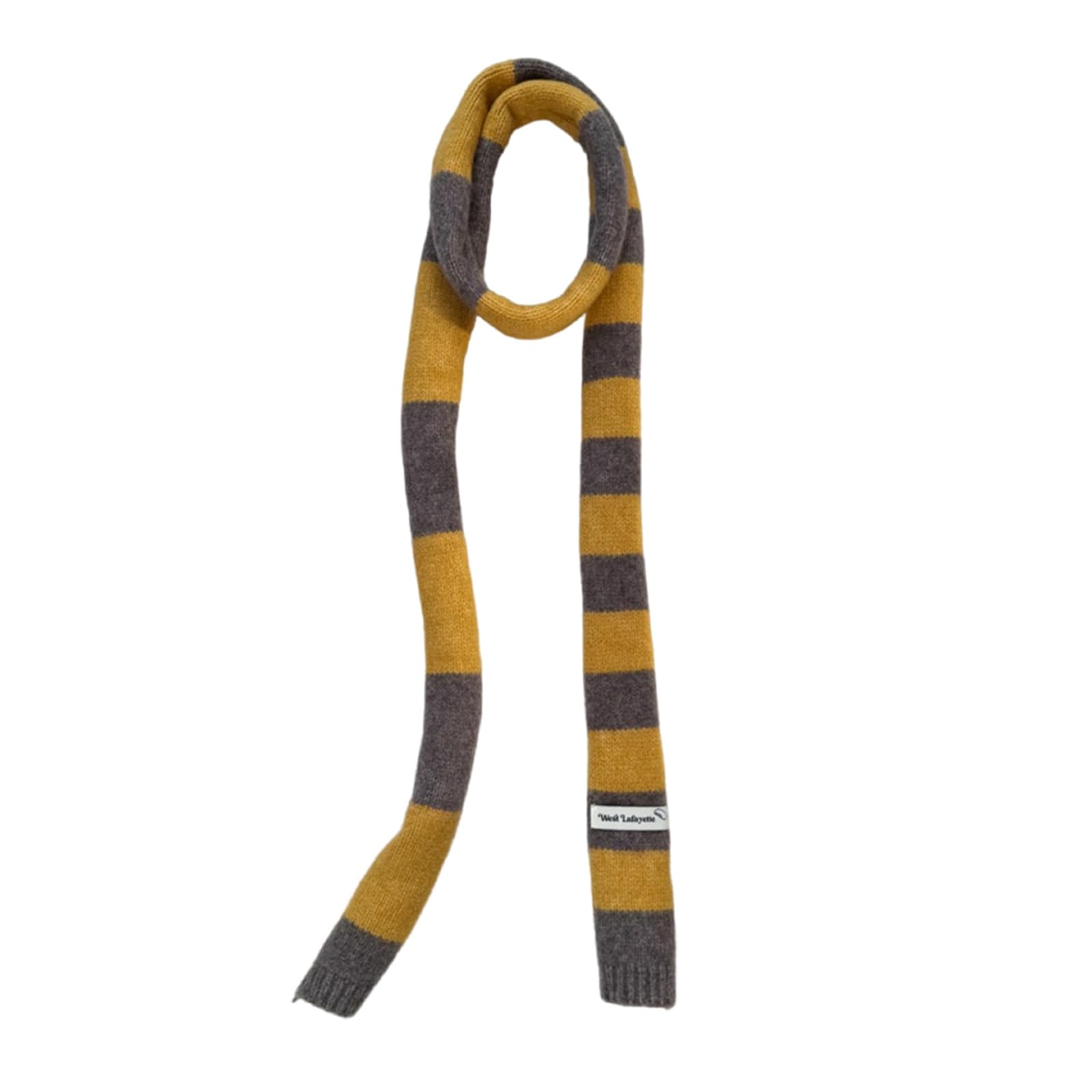 Retros Styles Scarves Stripe Multicolor Scarf Unisex Comfortable Neckerchief Warm Accessory For Trendy Outfits