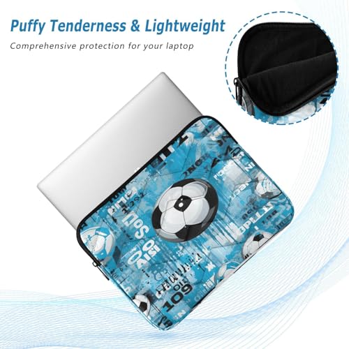 Funda impermeable para laptop 13-14 pulg azul miniatura 5