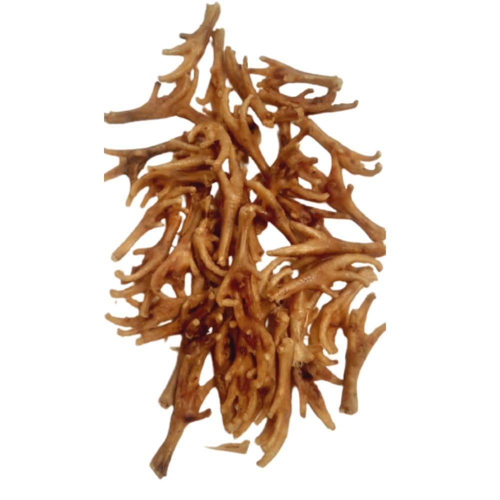 Snack Natural para Perro Pata De Pollo - 50 Unidades - Chuche Deshidratada - Natural - ANIMALUJOS