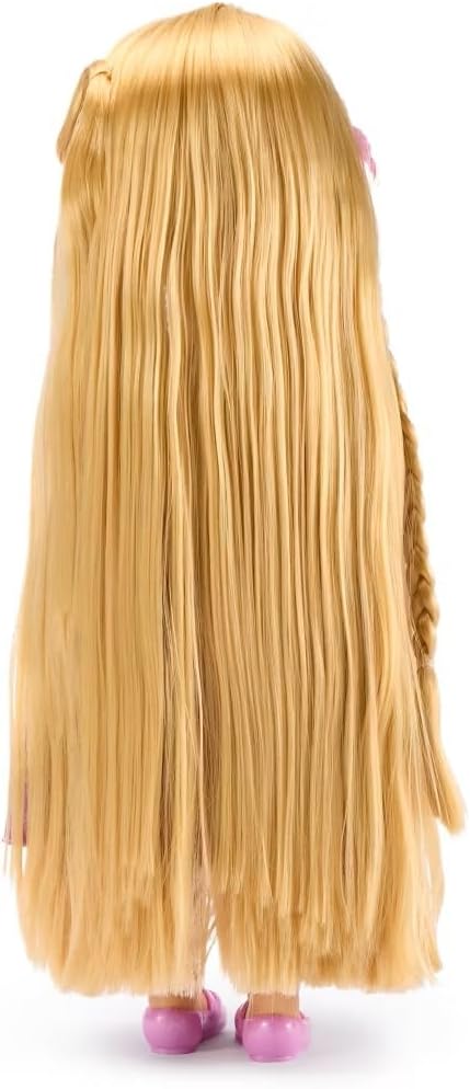 Disney Store Official Rapunzel Once Upon a Story Doll - 16 Inch Disney Princess Toys Featuring Reflective Eyes with 3D Pupil and Iris, Detailed Costume, Hair Comb & Shoes - Comes in Display Box