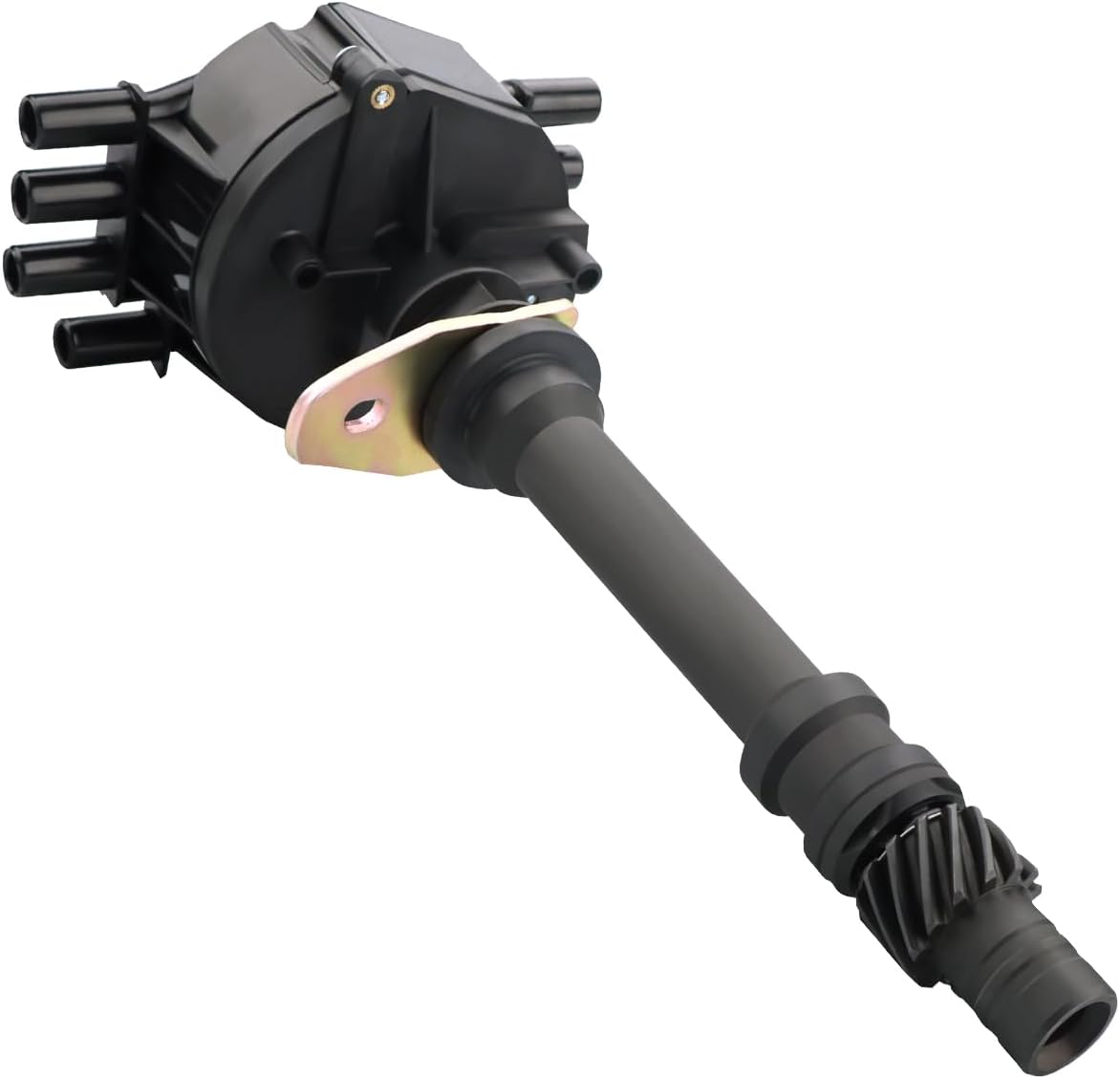 MAS Ignition Distributor and 6Pcs ACDelco Platinum Spark Plugs & Wires Compatible with Chevy GMC 4.3L V6 Vortec OEM #12570426 1103417 1104078 1103976 1103917 12598210 01104078 93441559