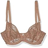 Freya Damen Women's Starlight Underwire Side Support Bra Plunge-BH, Durchsichtig, Caramel, 70D