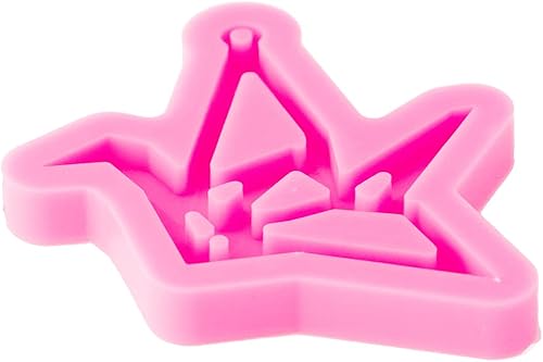 Miniatura 4 de Molde de silicona con forma de grúa de papel hueco súper brillante, molde de llavero de resina, molde de joyería, molde epoxi, llavero de artesanía,