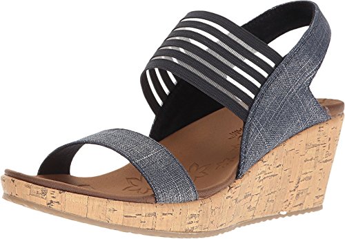 Image of Skechers Women's Beverlee Smitten Kitten Wedge Sandal