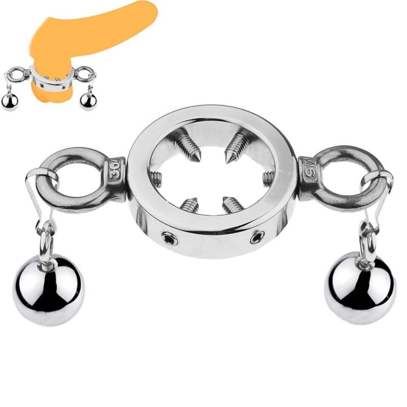 Anillo multipropósito masculino con bolas de carga sólidas para potenciar el ejercicio muscular