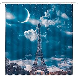 Cortina Marilyn Monroe Feierman - Cortina de ducha con ganchos, 177,8 x 177,8 cm, diseño de Marilyn Monroe