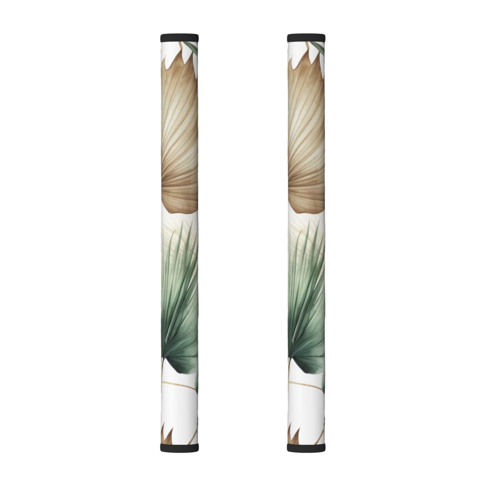 VGFJHNDF Refrigerator Door Handle Covers 2-Pack, Palm Leaves Printed Protect and Decorate for Fridge Ovens Dishwashers