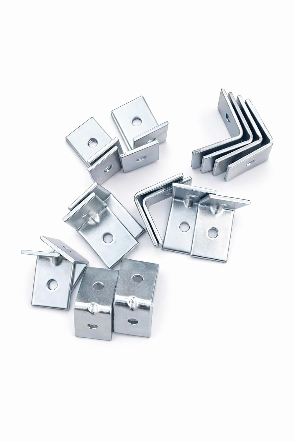 Angle Bracket for Reinforcing Chairs and Tables, Zinc Plated L Shape Corner Brace, Shelf Support Joint, 25 x 25 MM, Pack of 30-picture-21