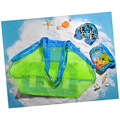Beach Toys Mesh Tote Bag Large Storage Pouch for Kids Oxford Mesh Portable Outdoor Toy Carrier Easy to Carry2