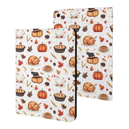 Coque iPad 11 2025 et 10.9 2022 imprimé Thanksgiving avec support et veille automatique