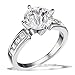 Produktbild Goldmaid Damen-Ring Milleniumschliff 925 Silber rhodiniert Zirkonia weiß Brillantschliff Gr. 58 (18.5) - Zi R6869S58 Schmuck