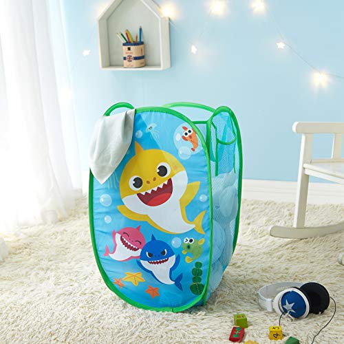 Idea Nuova Baby Shark Pop Up Hamper Storage Bin, Large - Image 4
