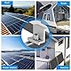 4 Stück Solarmodul Halterung Endklemme, 30mm Solarmodul Klemmen Solarpanel Halterung PV Modul Endklemmen Aluminium Solar Klemm Solar Endklemme Z Halterung Randklemme für Dächer Wände Boote Wohnmobile
