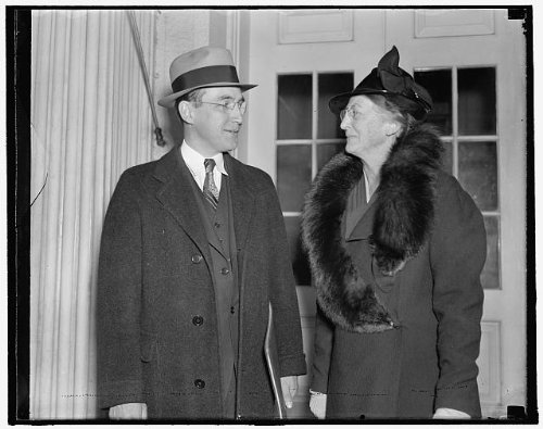 HistoricalFindings Photo: Arthur J. Altmeyer,Mary W. Dewson,Social Security Board,Washington DC,1937