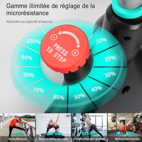 exercise bike, adjustable magnetic resistance, exercise bike with comfortable seat and screen, cardio exercise bike, load capacity of 160 kg