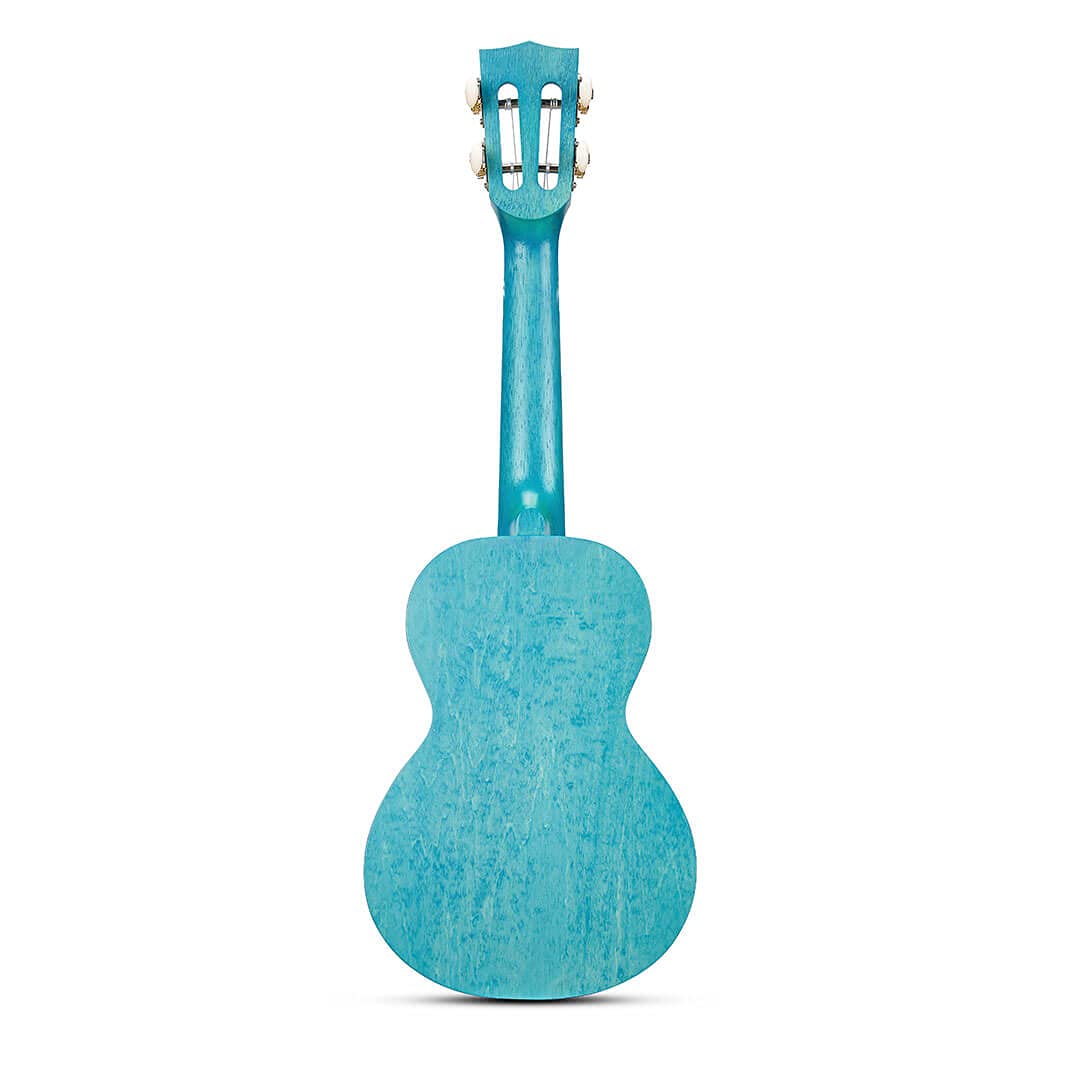 Mahalo Concert Ukulele, Blue-Aqua Blue (ML2AB) - Image 3
