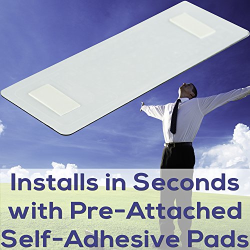 Easy Install Private Sign With Self-Adhesive Backing 2 Pack By Retail Genius. Set Up In 30 Seconds With No Tools Necessary. Our Durable, 9 In X 3 In Plastic Placard Helps Provide A Lifetime Of Privacy #TOP2