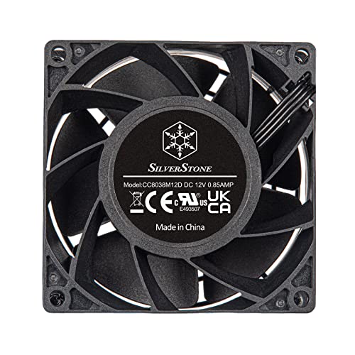 Image of Silverstone Technology FHS 80X High Performance 80mm x 38mm PWM Industrial /Server Fan, SST-FHS80X