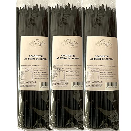 Spaghetti al nero di seppia: un primo piatto siciliano 3 Spaghetti Nero Di Seppia 3 X 500Gr. All Puglia