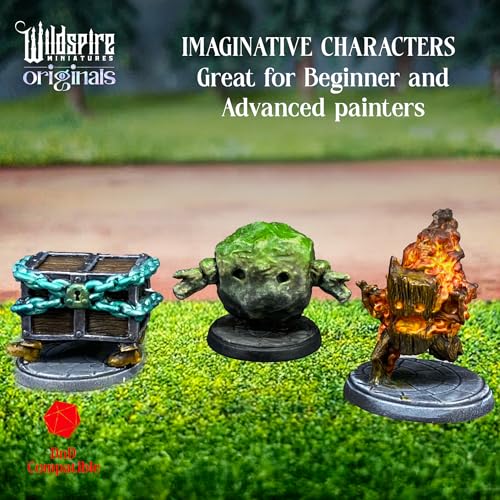 Wildspire Animowane obiekty Miniatury dla DND Dungeons and Dragons Miniatures, Postacie Battlemage dla D&D Minis