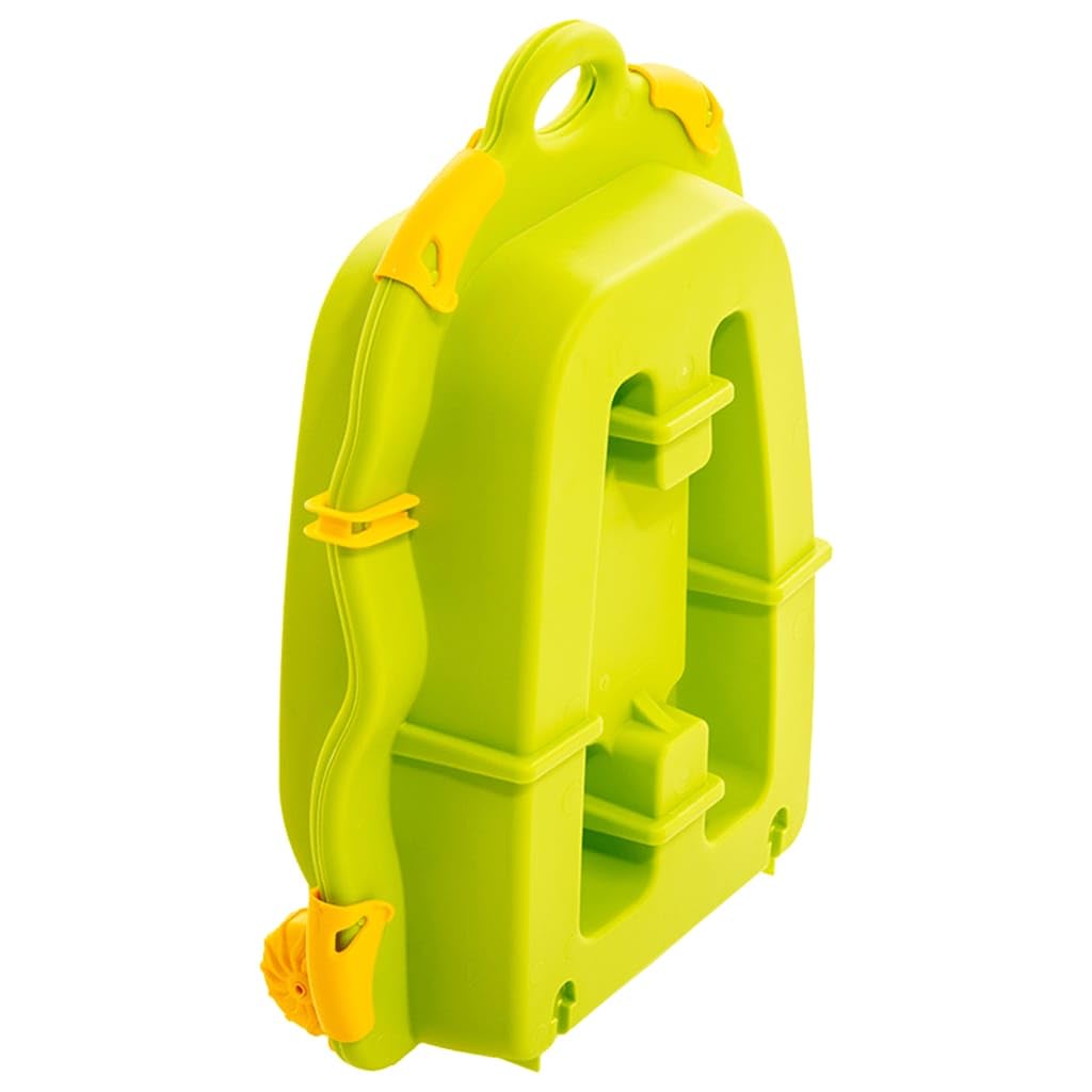 Wasserspiel-Koffer Jungle aus robustem Polypropylen 51x21,5x66,5 cm mit Wasserpumpe, Sandtisch und Spielzubehör für Kinder Garten Terrasse Sommer Outdoor Aktivität