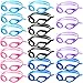 Gejoy 20 Pairs Kids Swimming Goggles No Leaking Swim Goggles Wide View Swim Glasses for Youth Children and Teens from 6 to 14 Years Old, Waterproof and Clear Vision, Random Color
